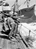 June 22, 1940 - Infantrymen of the 1st Batallion, The Black Watch (Royal Highland Regiment) of Canada abord HMCS Ottawa en route to Botwood.  Courtesy Library and Archives Canada.