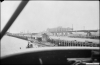 September 6, 1944 - Submarine tied up at a dock at Argentia NAS.  Courtesy A. Edward Hill / Library and Archives Canada.