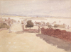 August, 1841 - George's Island from Fort Massey.  Courtesy Library and Archives Canada.