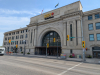 Front of the Winnipeg Union Station.